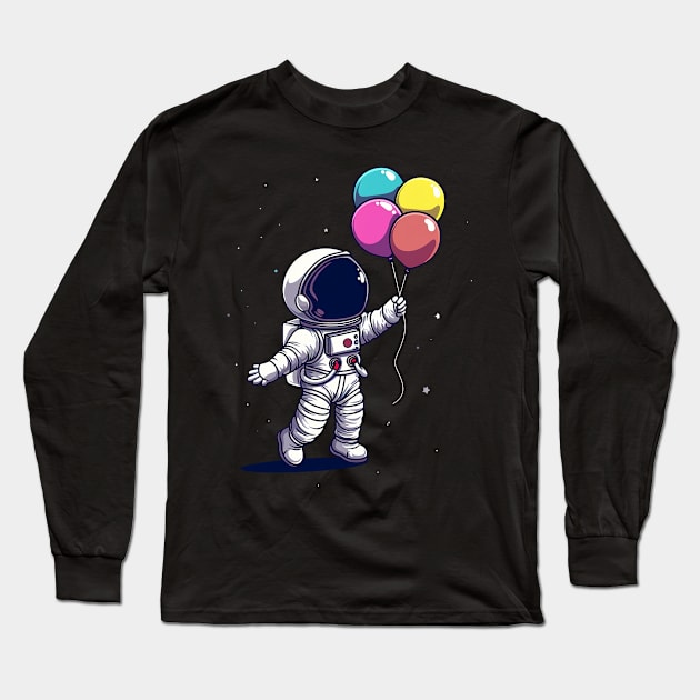 astronaut Long Sleeve T-Shirt by dubcarnage